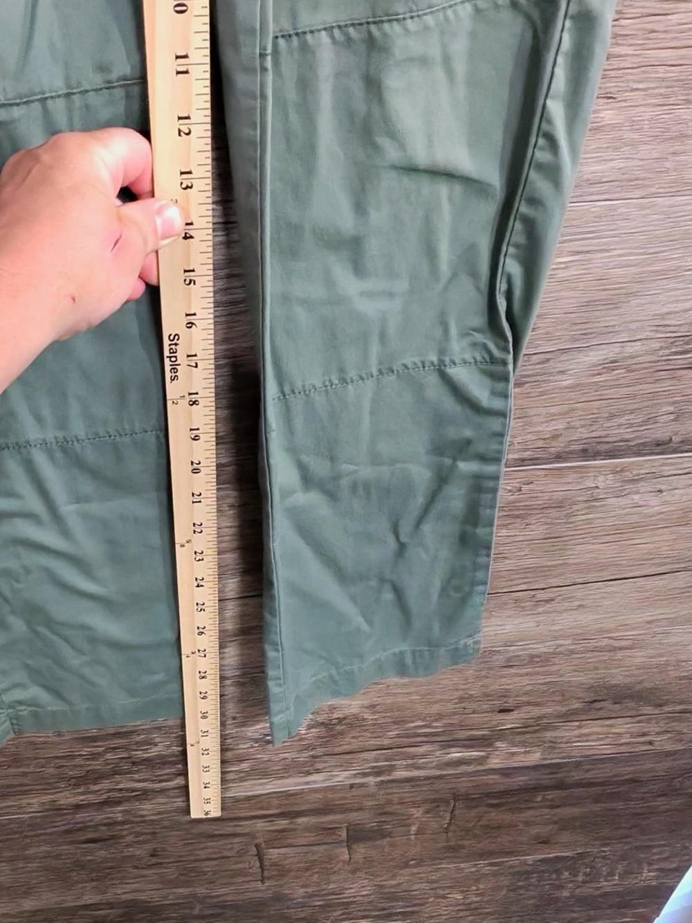 WonderWink Olive Green Cargo Scrub Pants with Drawstring - Picture 7 of 8